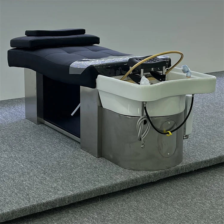 Reclining Moxibustion Hair Salon Shampoo Bed Washing Hair Thai Headspa Massage Pedicure Beauty Shampoo Bed Electric