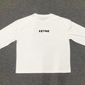 Custom Logo Cotton Waffle Long Sleeve T Shirt  Crew Neck Casual Heavy Weight Thermal Waffle Knit Tshirt Men