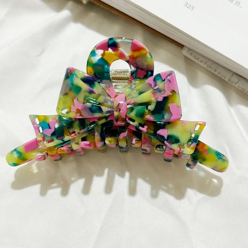 Custom Bowknot Hair Claw  Women Party Hair Accessories for Women  Girls Shark Clips