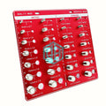 Error-Proof Wall-Mountable Thread Checker Laser-Etched 14 SAE & 14 Metric Markings Prevent Misalignment Bolt Identifier