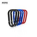 Booms Fishing Multi-Use Aluminum Alloy Carabiner Keychain Clips Outdoor Camping Climbing Snap Clip Lock Buckle Hook Carabiner