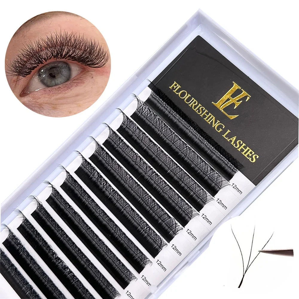 3D W Lashes YY Eyelashes 3D W-Shaped Clover Eyelash Extensions
