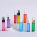 Best Price Glass Spray Bottle 10ml Frosted Colorful Perfume Spray Storage Container Cosmetic Packaging