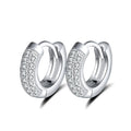 SE103 RINNTIN Small 925 Silver Huggie Hoop Earrings for Women