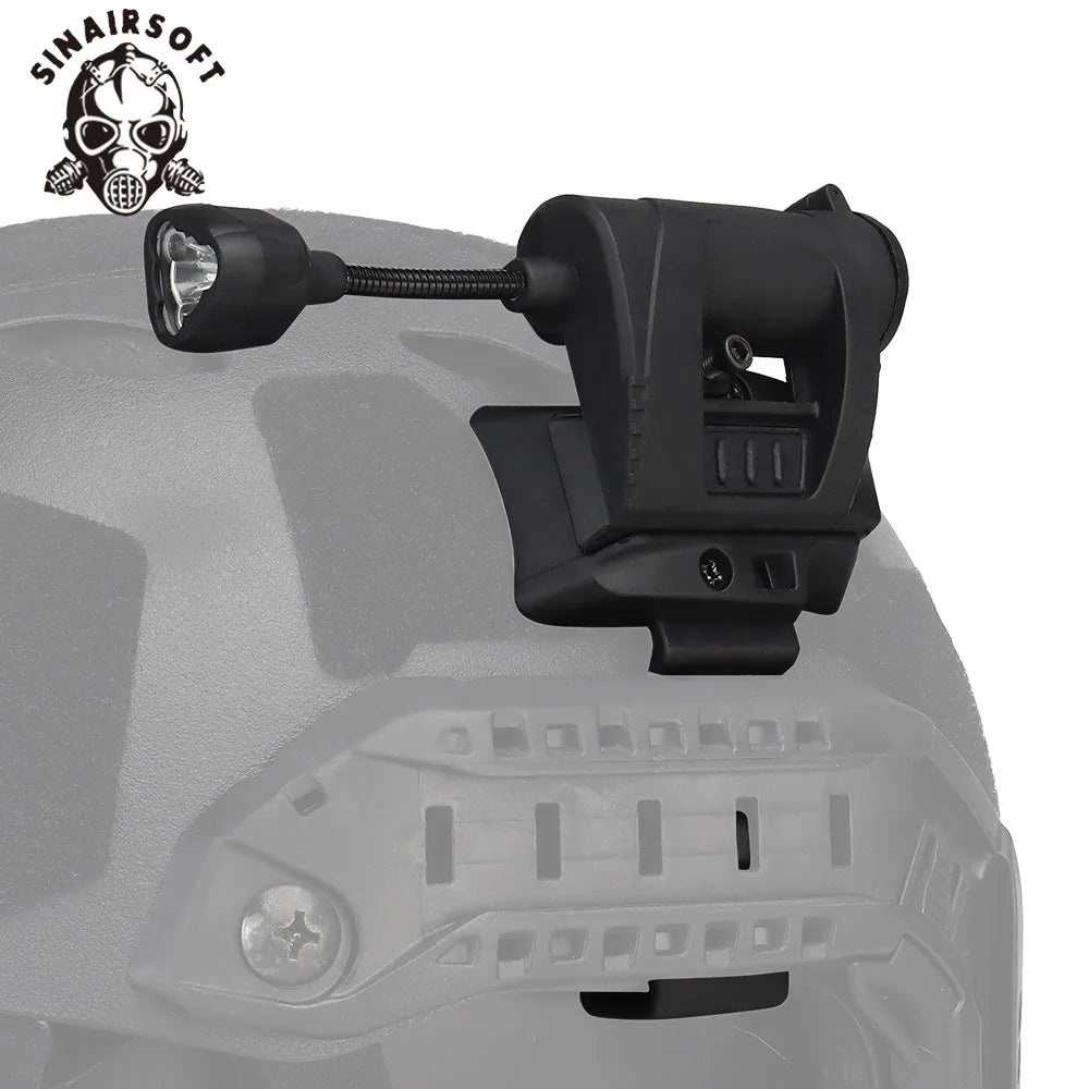 New Energy Saving Outdoor Tactical Helmet Light Four Gear Configuration with Light Color Made of Durable Nylon