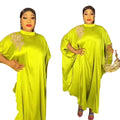Elegant Kaftan Irregular Dress Women Vintage Printed Party Dresses Bohemian Holiday Summer Sundress Casual Vestidos Robe K0246
