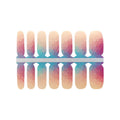 Kikilee Brand Nail Polish Strips 2D French Style Nail Wraps Easy Apply Customizable Colors 18 Strips