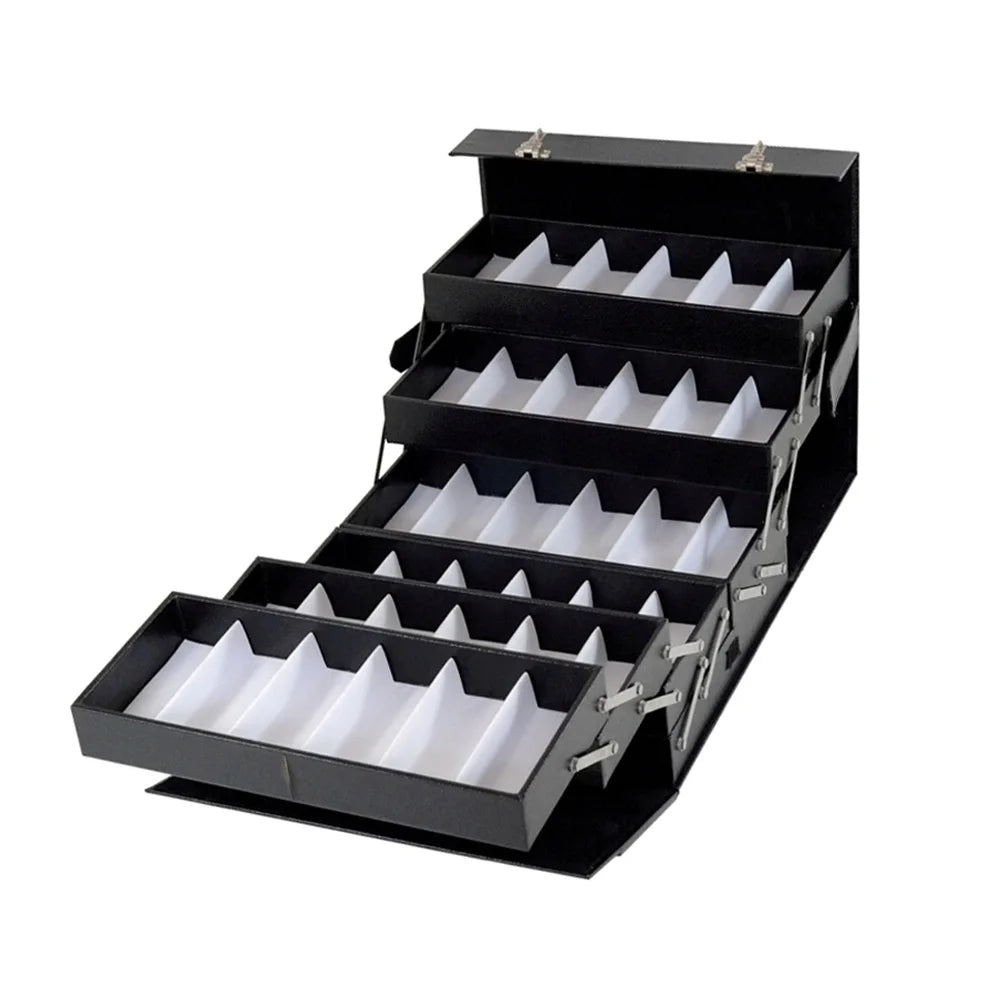 Fully Expanded Layered Leather Glasses Display case Upscale Multifunctional Sunglasses Storage Carrying case