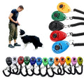 Pet Training Supplies Dog Training Clicker with Wrist Strap Sound Stop Barking Training Whistle Dog Toys
