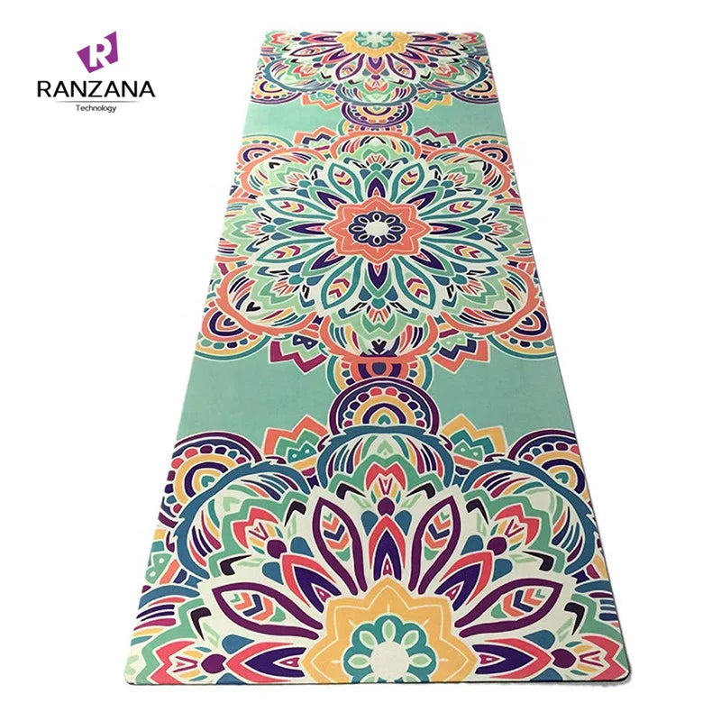 183*61*0.5cm Suede Yoga Mat Custom Private Label TPE Yoga Mat Suede Non-Slip Material
