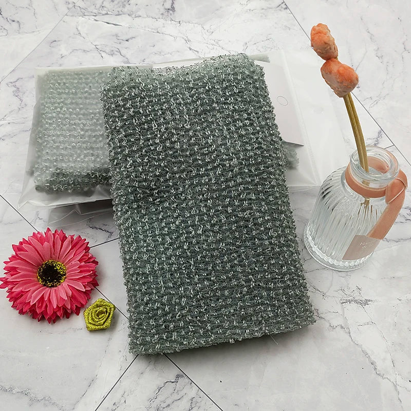 100% Nylon Body Bath Exfoliating Towel Wash Cloth for Man