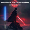 LGT Luke Skywalker Lightsaber RGB for Metal Hilt 92cm Blade Rechargeable Smooth Swing Jedi Dueling Saber 34 Sound Fonts