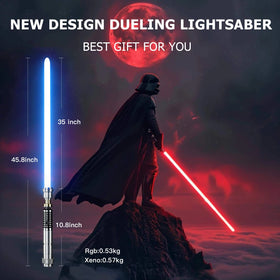 LGT Luke Skywalker Lightsaber RGB for Metal Hilt 92cm Blade Rechargeable Smooth Swing Jedi Dueling Saber 34 Sound Fonts