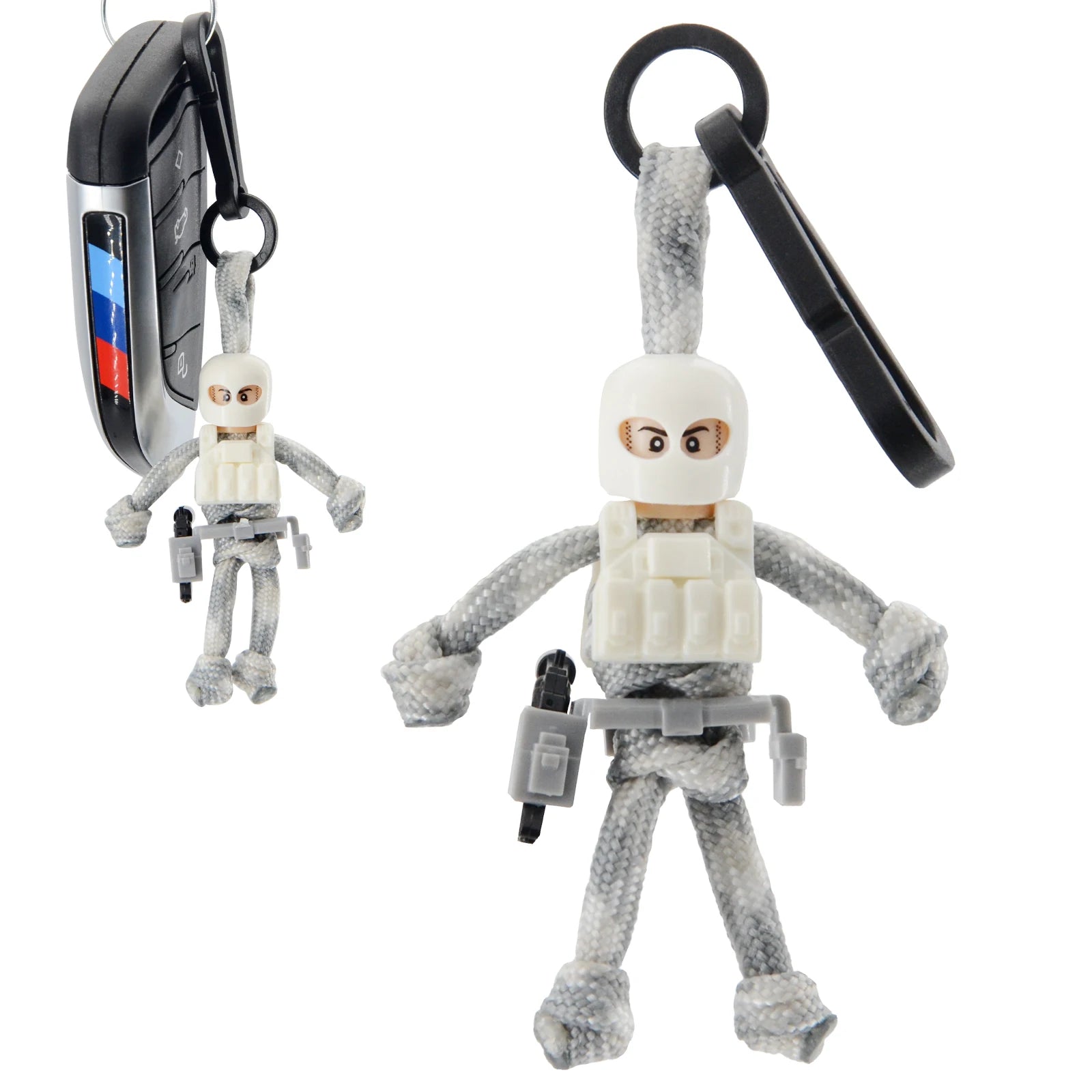 1pcs Cute Cool Series Snow  Pendant Keychain for Men/Women for Camping & Hiking