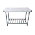 Wholesale Kitchen Equipment Assembly Stainless Steel Bench Inox Table Stainless Steel Work Table for Cafe Canteen Kitchen