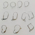 Plain Leverback Unfinished Women Ear Continental Hook Deco Triangle Ear Clip Fancy Stainless Steel Clip on Earrings for Women