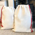 Sublimation Blank Linen Drawstring Bag Sublimation Polyester Cloth Gift Bag Party DIY Craft Candy Bag