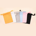 Hot Selling Promotional Colorful Gift Reusable Custom Logo Pouch Organic Muslin Cotton Canvas Dust Bags With String