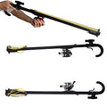 Shooting Fish Slingshot Red and Green Laser Precision Shooting Slingshot Long Rod Slingshot Hunting Outdoors Sling Shot Sets