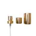 Gold 15mm Crimp Neck Mist Sprayer Pump with Over Caps for Glass Perfume Spray Bottles