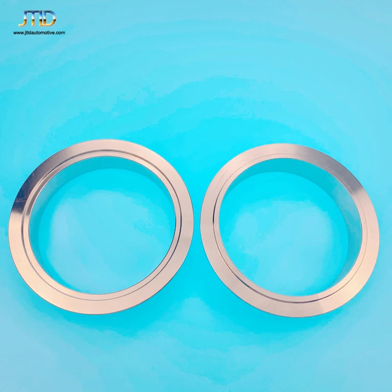JTLD 3.5inch Stainless Steel Male female V band flanges for Tubro Pipe Exhaust System Downpipe