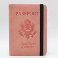 Wholesale Price America Document Passport Wallet Pu Leather Passport Cover for Credit Card / Passports