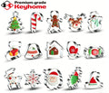 Personalized Custom Cookie Cutter Biscuit Sandwich Cake Mold Stainless Steel Christmas Cookie Embosser for Santa Claus Gift
