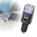 2 in 1 Car Accessories Gadget PD3.0 QC3.0 Fast Car Charger Air Purifier Mini Air Cleaner for RV SUV Sedan Auto Vehicles