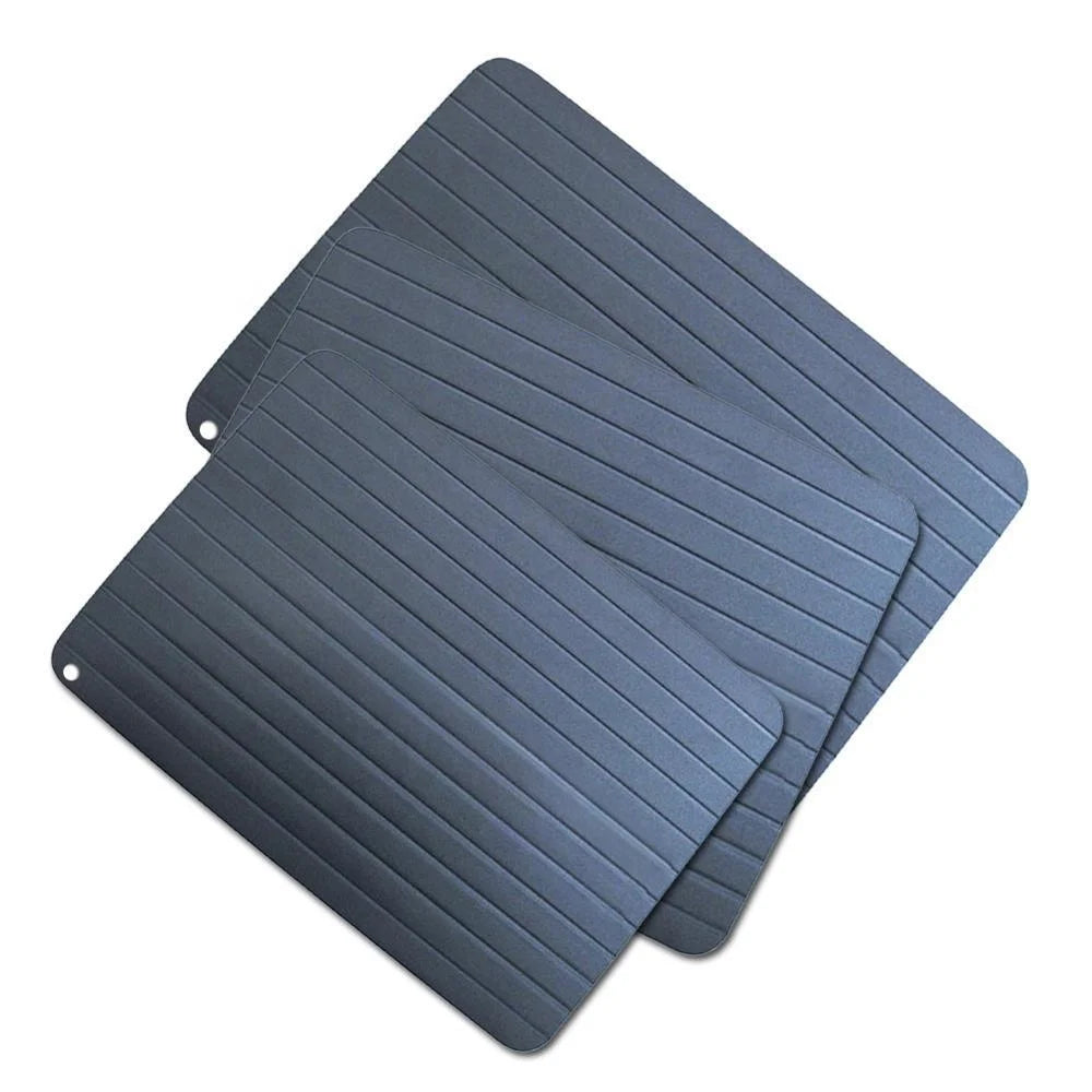 Kitchen Accessories Fast Defrosting Tray Rapid Frozen Food Meat Defrost Quick Thawing Plate Thaw Master 3mm Thickness Aluminium