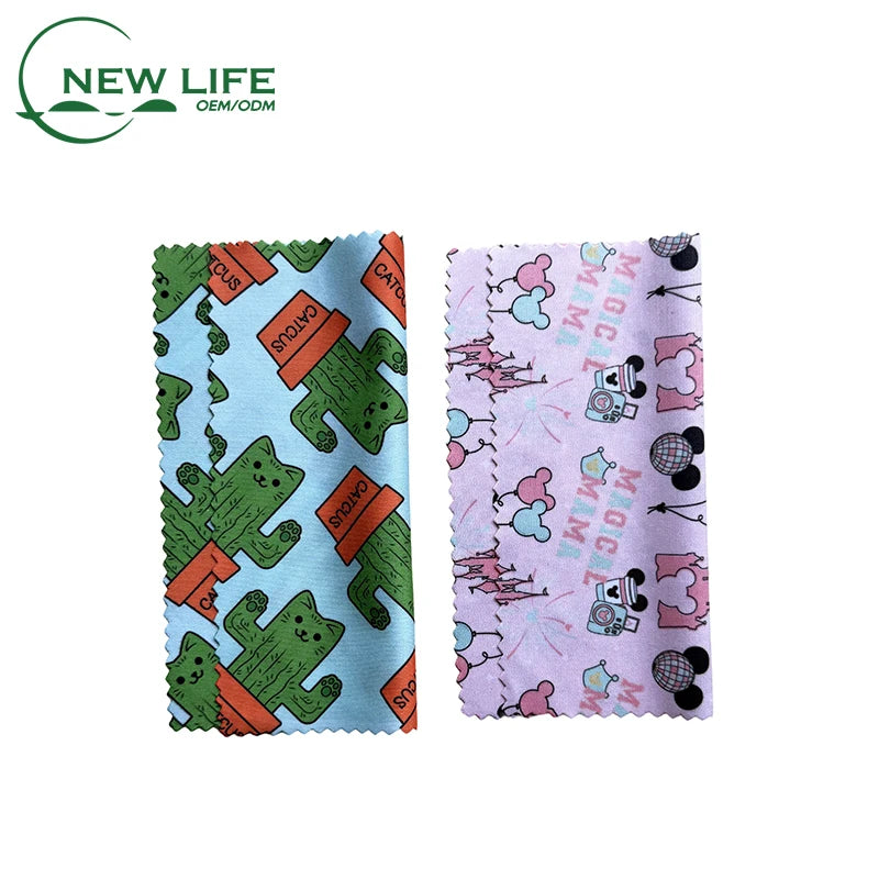 Microfiber Cleaning Cloth Watch Mobile Phone Custom Printed logo Glasses Cleaning Cloths Microfiber Cleaning Glasses Cloths