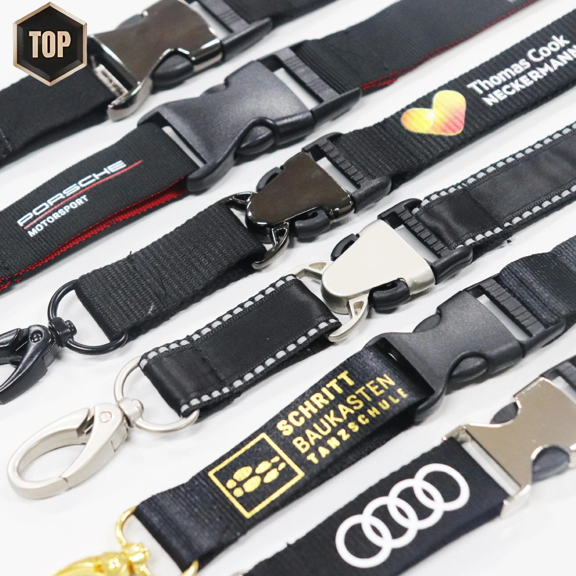 China Factory Recommend Fast Shipping Polyester Lanyard