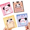 New Arrivals Papeleria Cute Dog Sticky Notes Kawaii Sticky Notes Student Stationery Messages Shaped Sticky Note