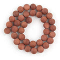Wholesale Matte Frosted Gold Sand Stone Beading Jewelry Making Crafting Arts Gold Sand Stone Round Loose Beads 15.5"