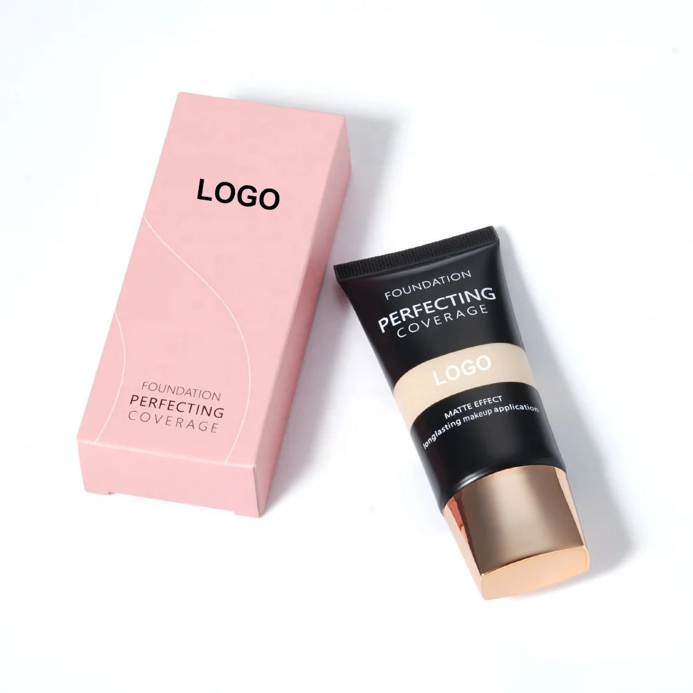 OEM Long Lasting Waterproof Natural Face Makeup 30ml Full Coverage Liquid Foundation