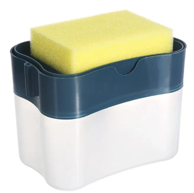 2025 Hot Sell Soap Pump Dispenser Sponge Holder Kitchen Soap Dispenser Dish Soap Holder with Sponge
