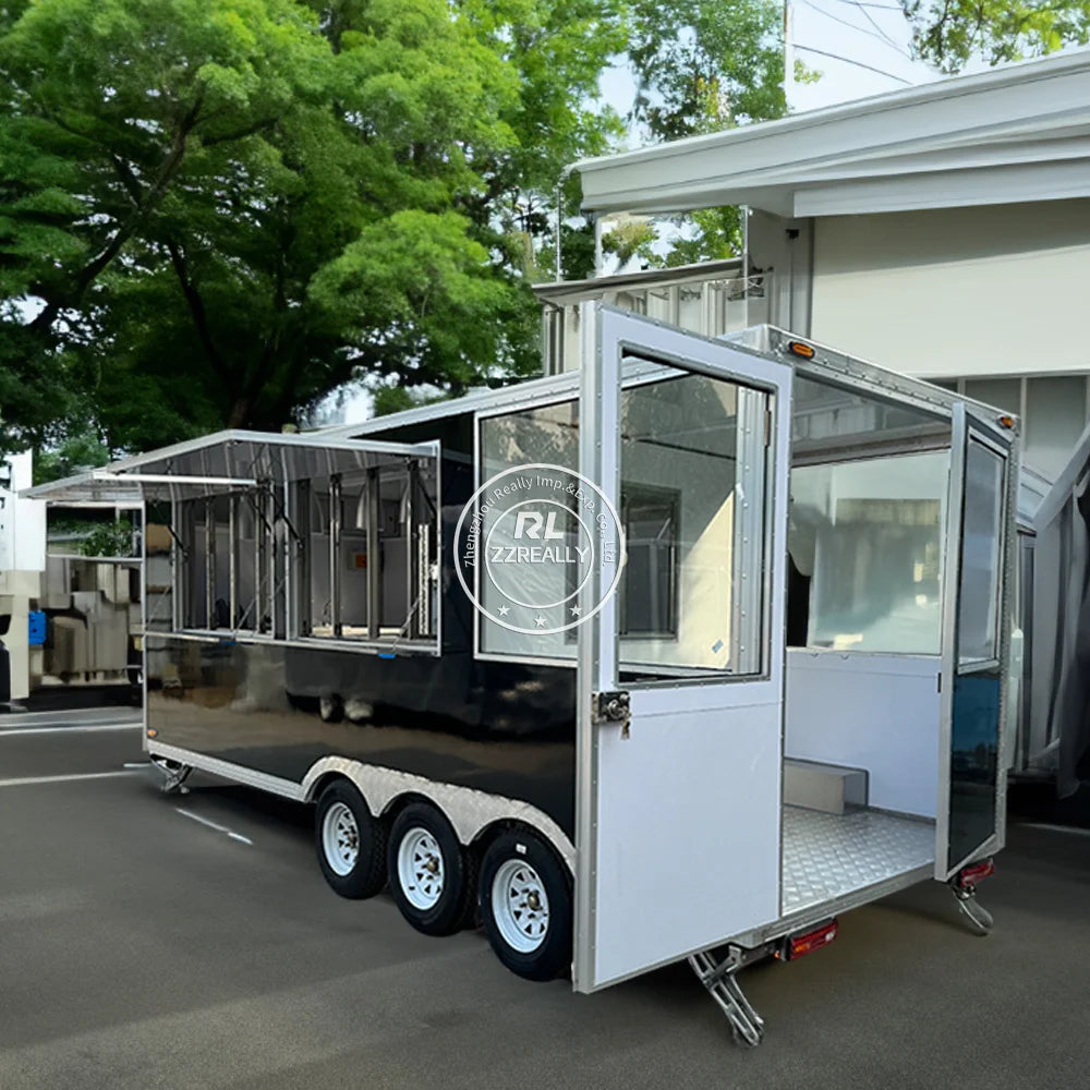 2024 Foodtrailer Concession Food Trailer Catering Trailer Bbq Trailer Fast Food Truck for Sale Europe