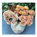 9 Heads Artificial Rose Flowers55cm Premium Artificial Rose Hand Bouquet Bridal Bouquet for Home Wedding Party Vases Decor