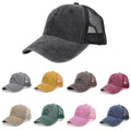 Wholesale Vintage Trucker Hat with Leopard/Dot Pattern Mesh Back 100% Cotton Custom Logo Option Low MOQ Fast Delivery