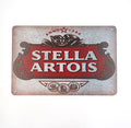 Metal Wall Retro Tin Vintage Decor SignsIndustrial Style Light up Sign for Bar Wall Decoration(Beer)