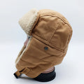 Winter Women Windproof  Cold-proof Ear protection Warm Cycling Ski Cap pilot Cotton Hat Cap Men
