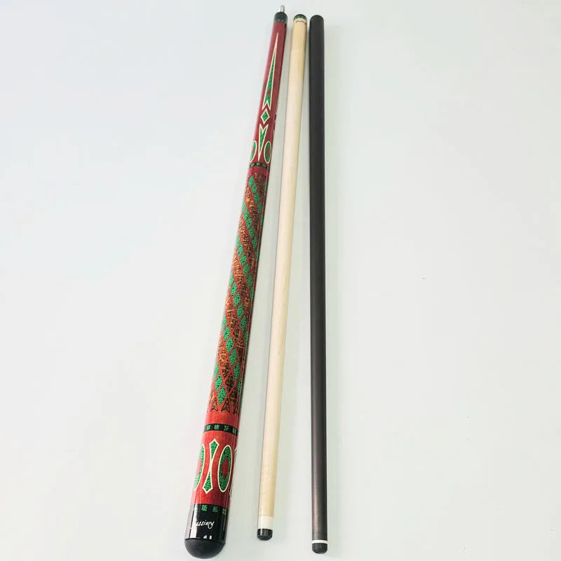 Xmlivet Professional 142cm Long Maple Wood Carom Cues Tip Size 12mm Pool Cue With 2shafts Radial Pin Carom Stick