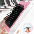 Meecil Lash Dark Matte Wholesale Handmade Synthetic Hair Natural Long Lash Extensions 8-18mm Cashmere