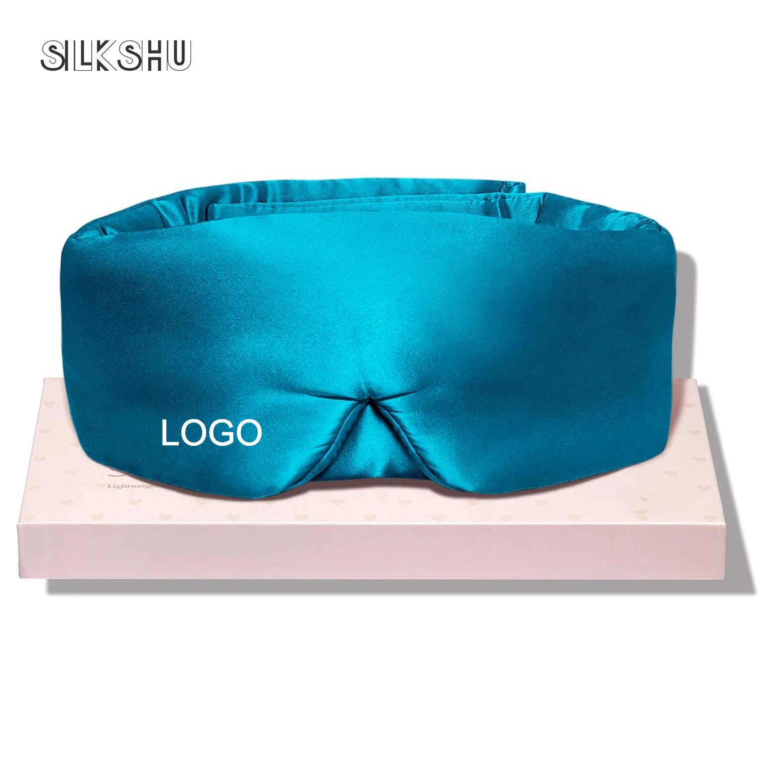 Silk Sleep Mask with Adjustable Band for Side Sleeper Women Men 100% Pure Mulberry Silk Face-Hugging Padded Silk Eye Cover