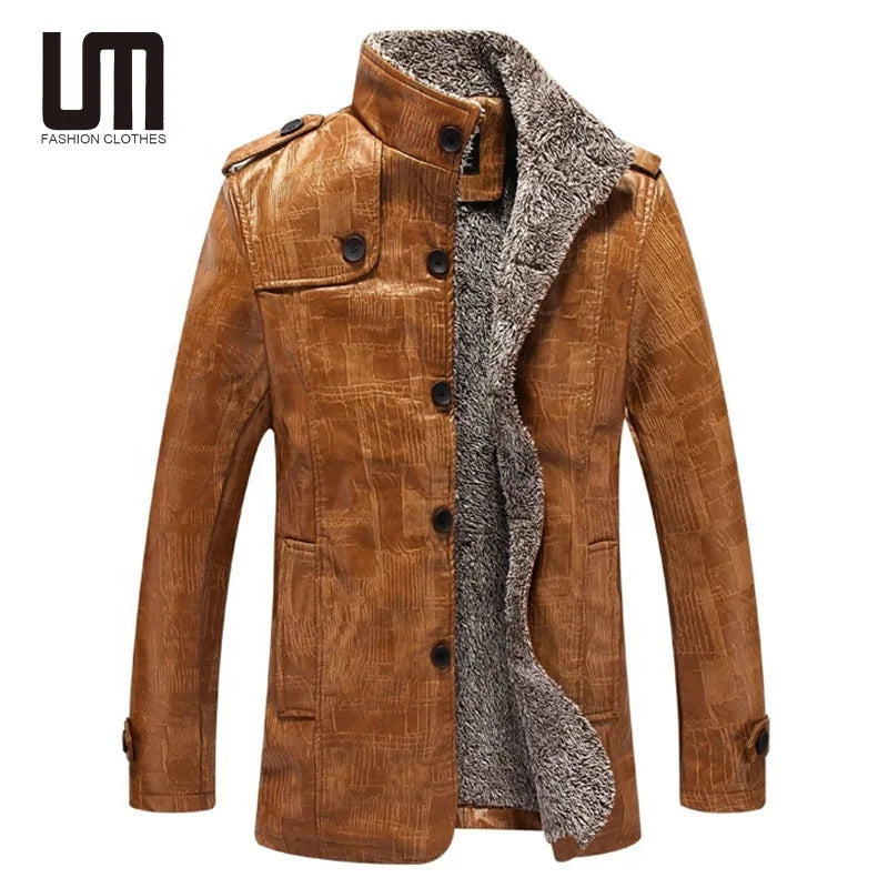 Liu Ming Custom Logo Printed Autumn Winter Men S Casual Plus Size 8XL Motorcycle Jackets Thick Warm Coats