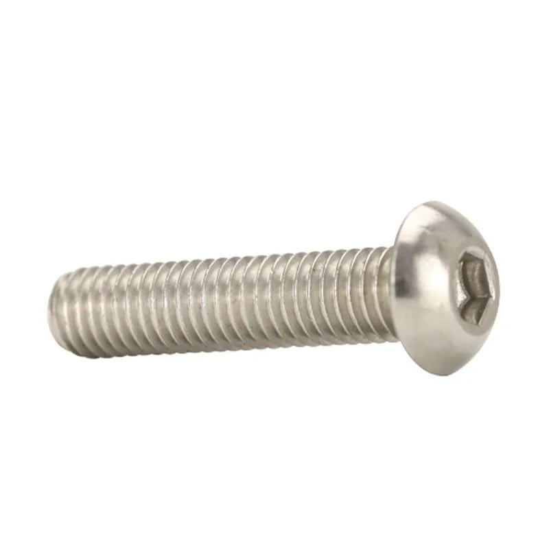 Fastener Product Stainless Steel SS304 Metric M6 M8 Round Button Head Machine Screw