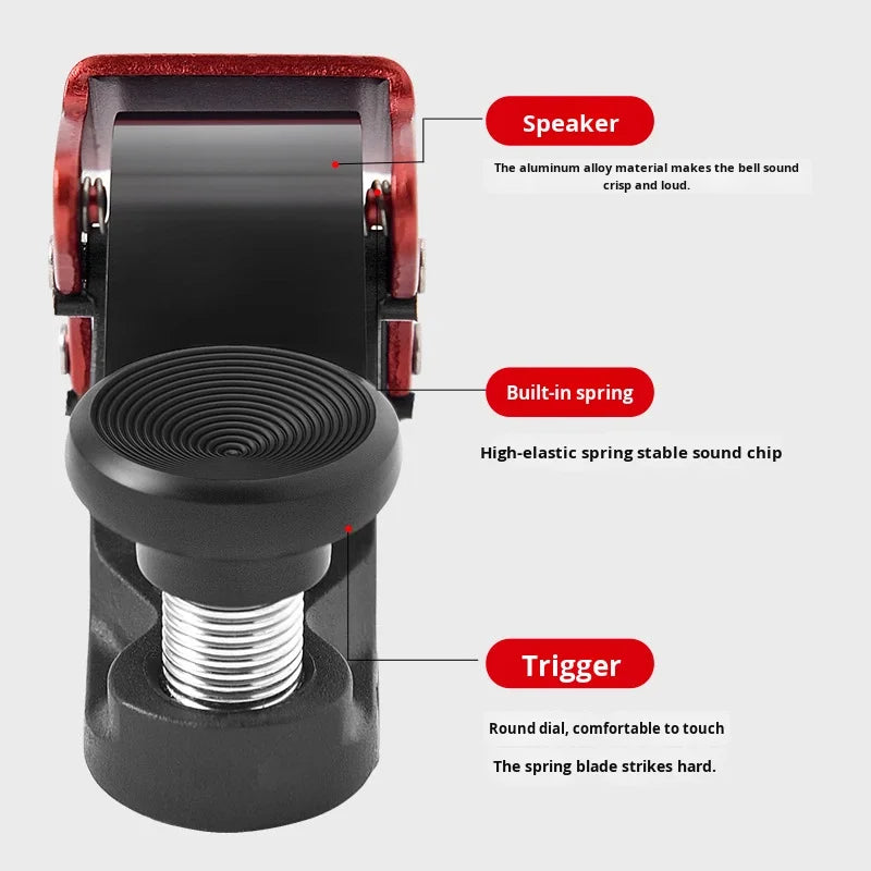Mini Mountain Road Bike Aluminum Alloy High Decibel Waterproof Durable Bicycle Bell
