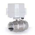 Tonheflow DN25 CR202 12v Normally Closed Motorized Ball Valve 2 Way 1 Inch Electric Valve