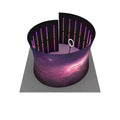 360 Degree Photobooth Party Trade Show Event Custom LED Enclosure Round Spiral Stand Green Screen Private 360 Camera Photo Booth