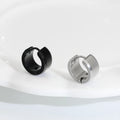 Wholesale Trendy Korea-Style Male Stainless Steel Ear Ring Clip-On Ear Pinch Diamond Pearl Fashionable Men's Stainless Steel