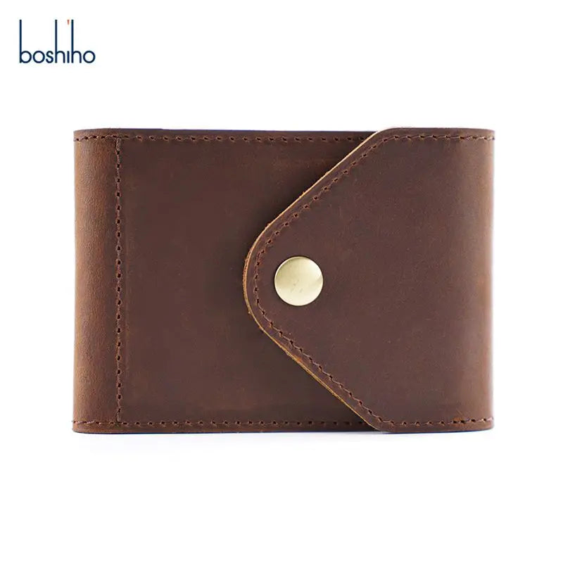 Leather Motor Vehicle License Holster Retro Crazy Horse Leather Driving License Protective case Simple Multi-card Driving Set